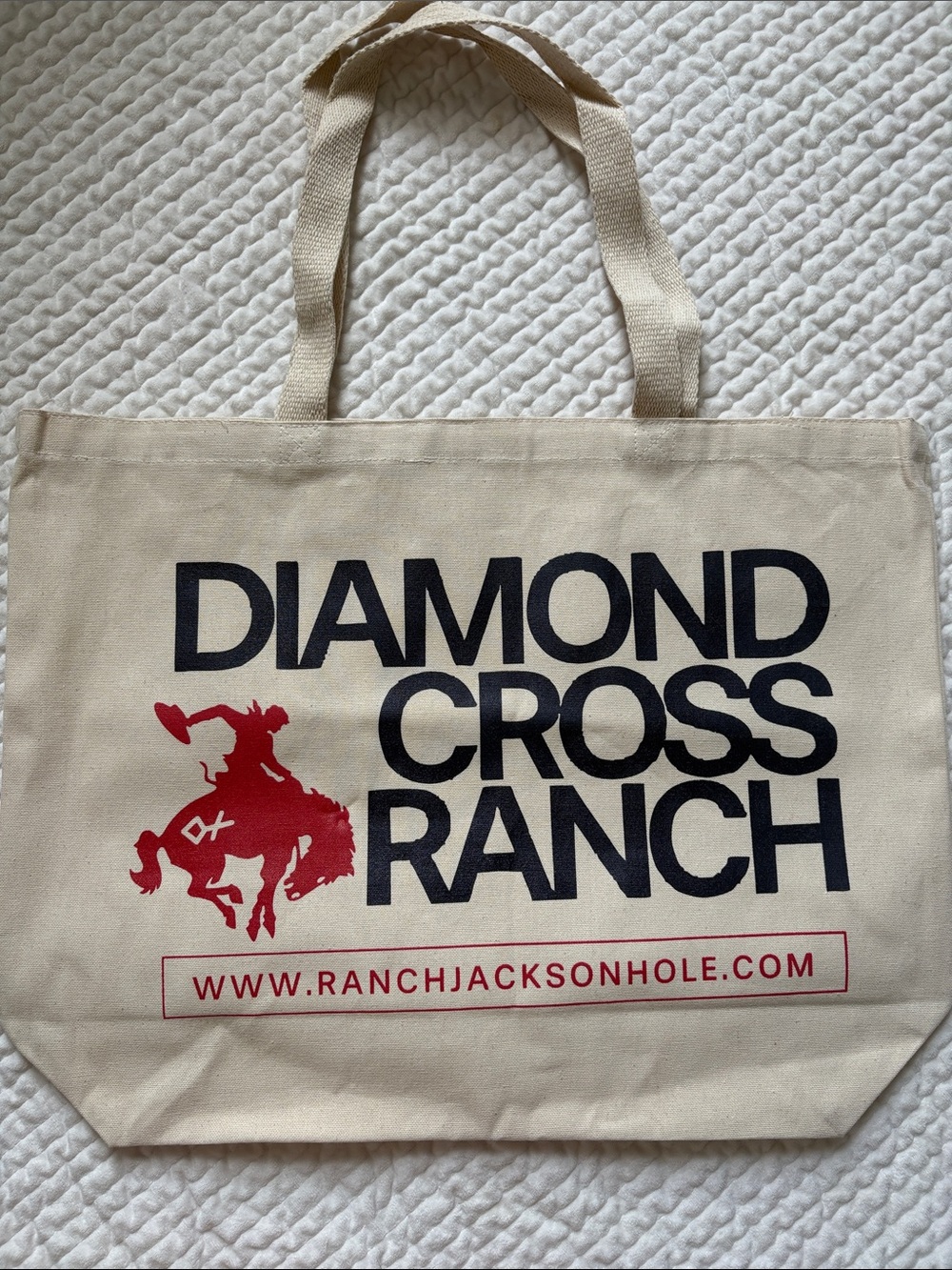 Diamond Cross Ranch The DCR Canvas Tote Bag - Picture 2 of 4